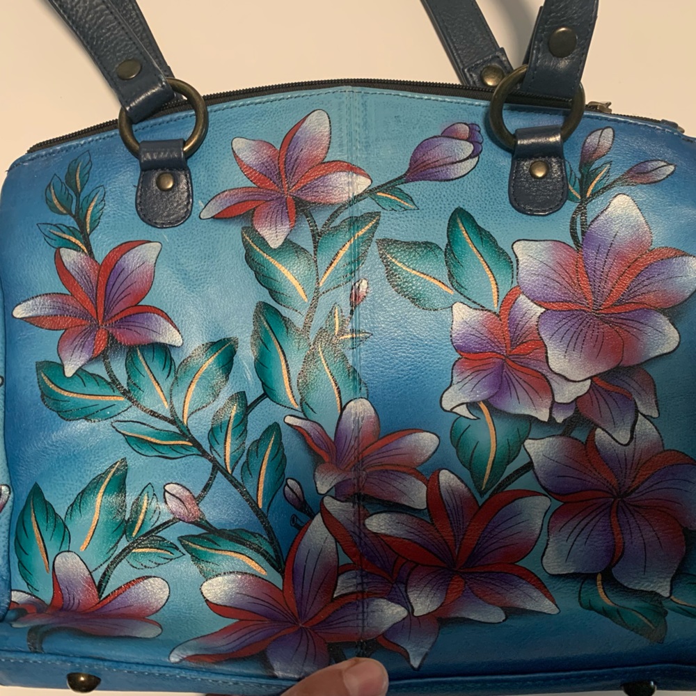 New Anuschka hand painted leather handbag.